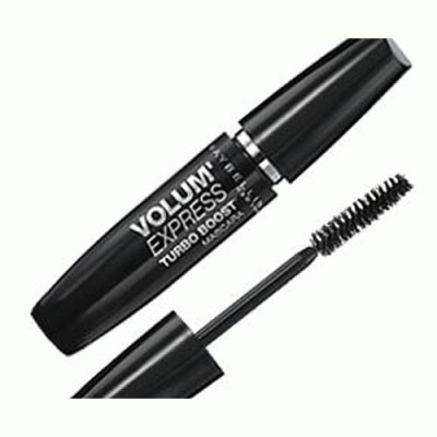 Тушь для ресниц Maybelline мгновенный объем Volum Express Turbo Boost черная 10ml