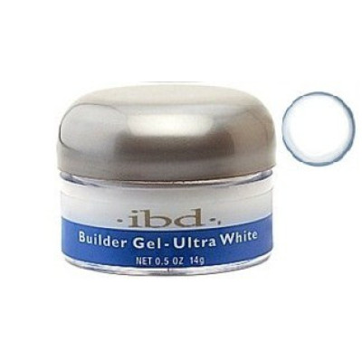 Гель ярко-белый конструирующий (Builder Gel Ultra White) "Ibd" - 14