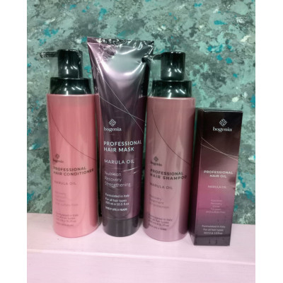 Набор для ухода за волосами с маслом марулы Bogenia Professional Hair Marula Oil