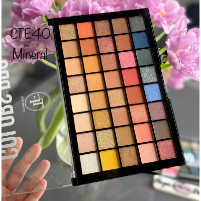 Палетка теней для макияжа Pro Colors Triumph TE40 Mineral
