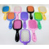Расческа для волос матовая голубая с оранжевой щетиной Salon Professional Super Brush A-3