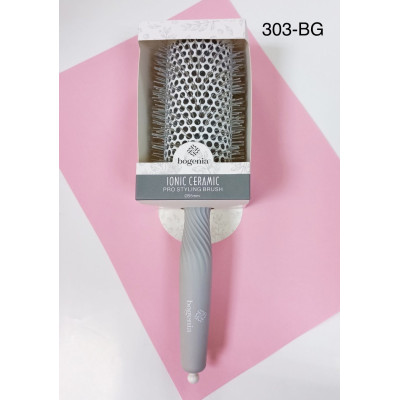 Гребінець для волосся Ionic Ceramic Pro (ø55mm) Bogenia BG303
