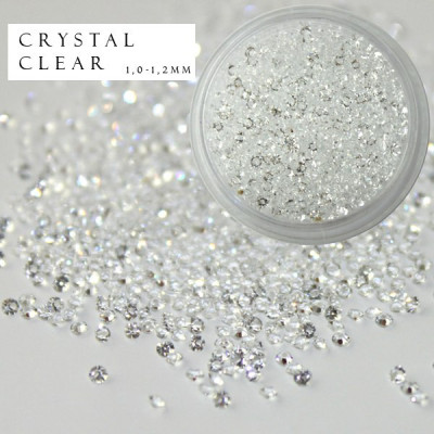Хрустальная крошка, кристалл пикси, Crystal Pixie, 100 шт/уп прозрачный