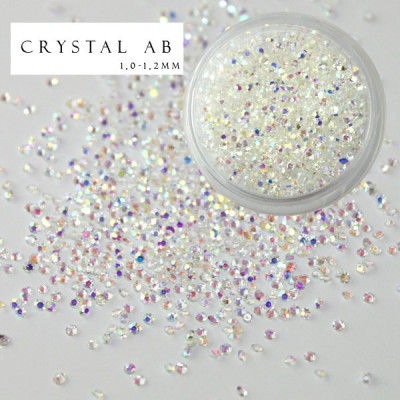 Хрустальная крошка, кристалл пикси, Crystal Pixie, 100 шт/уп голограмный