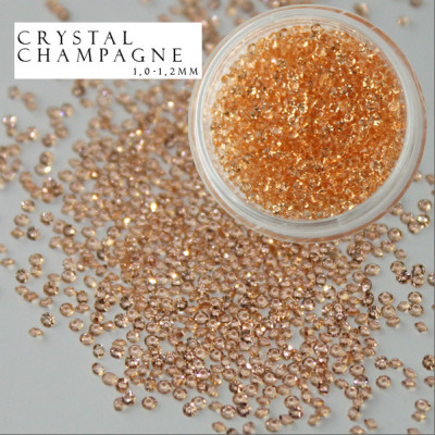 Хрустальная крошка, кристалл пикси, Crystal Pixie, 100 шт/уп шампань
