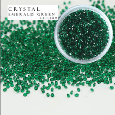Хрустальная крошка, кристалл пикси, Crystal Pixie, 100 шт/упизумруд