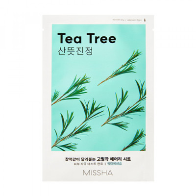Тканевая маска для лица с экстрактом чайного дерева MISSHA Airy Fit Sheet Mask Tea Tree 19g