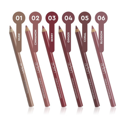 Карандаш для губ Aden Cosmetics Color-Me Contour Pencil 1,3 gr 06 Blossom