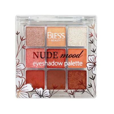 Палетка теней для век Bless Beauty Nude Mood (9 цветов) 03
