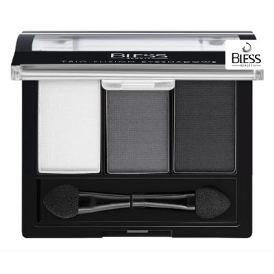 Компактные тени Bless Beauty "Trio Fusion Eyeshadows" 04