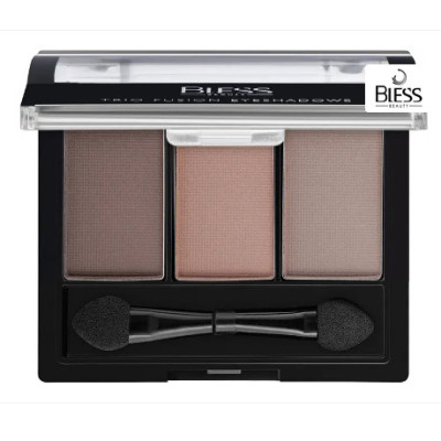 Компактные тени Bless Beauty "Trio Fusion Eyeshadows" 07