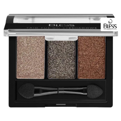 Компактные тени Bless Beauty "Trio Fusion Eyeshadows" 09
