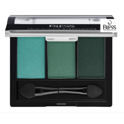 Компактные тени Bless Beauty "Trio Fusion Eyeshadows" 11