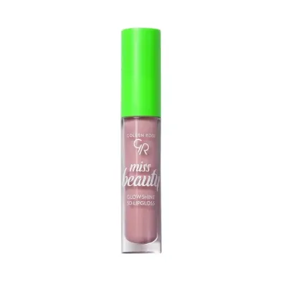 Рідка кремова помада для губ Golden Rose Miss Beauty Glow Shine 3D Lip Gloss 02 Baby Pink