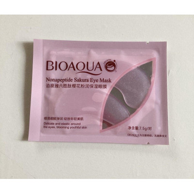 Патчи для кожи вокруг глаз BIOAQUA Nonapeptide Sakura Eye Mask розовые, 2 шт