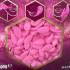 Воск для депиляции пленочный ItalWax Glowax "Cherry Pink" 400 г