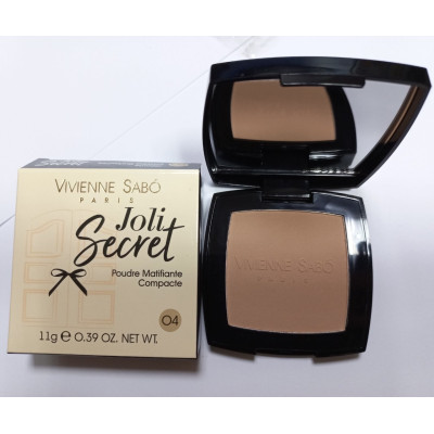 Vivienne Sabo Компактная пудра с матирующим эффектом Joli Secret, 11g №04