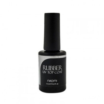 Закрепитель каучуковый для гель-лака Naomi Rubber UV Top Coat, 12 мл
