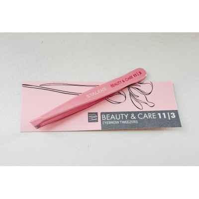 Пинцет для бровей Staleks Beauty & Care 11 Type 3 (широкие скошенные кромки) ТВС-11/3