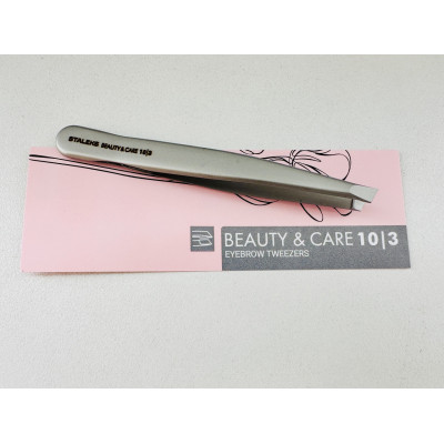 Пинцет широкий скошенный Staleks Beauty & Care 10 Type 3 TBC-10/3