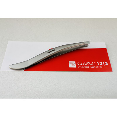 Пинцет для коррекции бровей со скошенными кромками Staleks Classic ТС-13/3