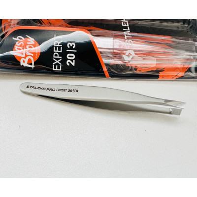 Пинцет для бровей Staleks Pro EXPERT 20 TYPE 3 (широкие скошенные кромки) TE-20/3