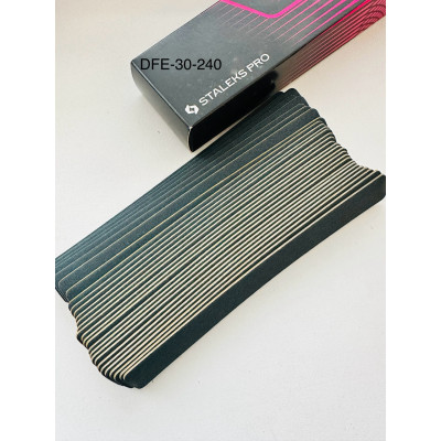 Набор сменных файлов для пилки прямоугольной Staleks PRO Expert 30 240 грит (30 шт) DFE-30-240