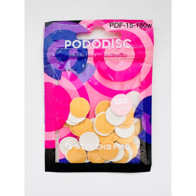 Сменные файлы для педикюрного диска STALEKS PRO S 180 грит (50 шт) PDF-15-180
