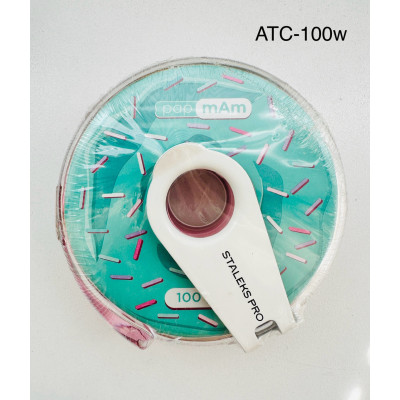 Змінний файл-стрічка білий papmAm з кліпсою 100 гритів STALEKS PRO EXPERT ATC-100