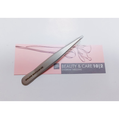 Пинцет с широкими ручками зауженный Staleks Beauty & Care ТВС-10/2