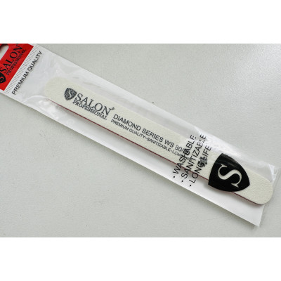 Пилка для ногтей 80/80 Salon Professional прямая белая