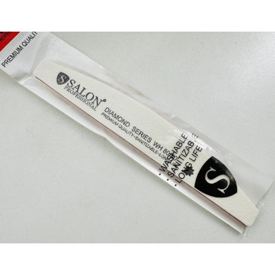 Пилка для ногтей 80/80 Salon Professional лодочка белая