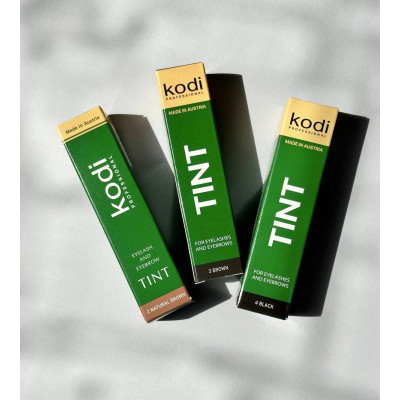 Краска для бровей и ресниц Kodi, 2 Natural Brown натурально-коричневая