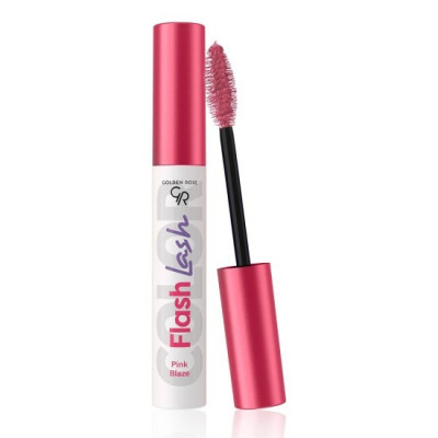 GOLDEN ROSE FLASH LASH Цветная тушь для ресниц 05 Pink Blaze