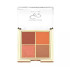 Палетка теней для век Golden Rose Quattro Eyeshadow Palette 05 Red Brick