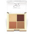 Палетка теней для век Golden Rose Quattro Eyeshadow Palette 06 Sunset Date