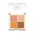 Палетка теней для век Golden Rose Quattro Eyeshadow Palette 07 Bronze Vision