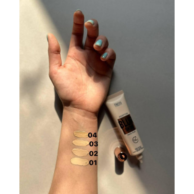Тoнальный крем для лица Bless Beauty BLUR SKIN 01 Light Beige