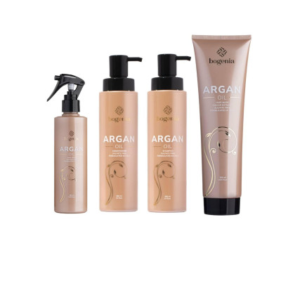 Серия косметики для волос с аргановым маслом Argan Oil Bogenia BG411