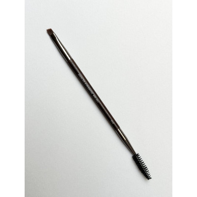 Двухсторонняя кисть для бровей Bogenia Professional Angled Eyebrow Brush BG200 014