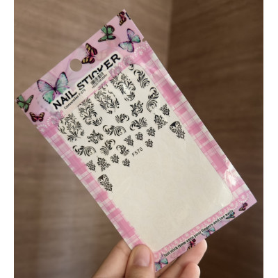 Водные наклейки NAIL STICKER F570