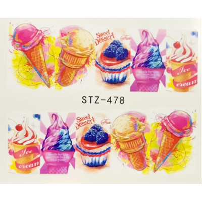 Водные наклейки STZ-478