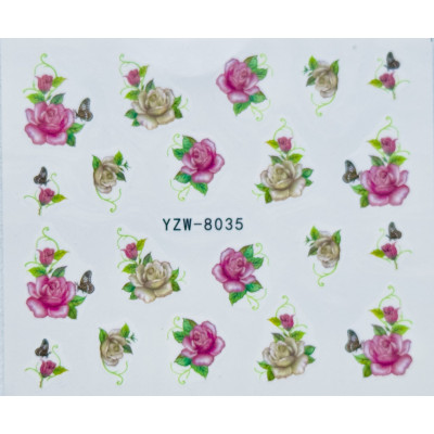 Слайдер-дизайн для ногтей YZW8035