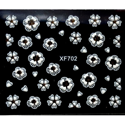 Наклейки для ногтей 3D 702XF