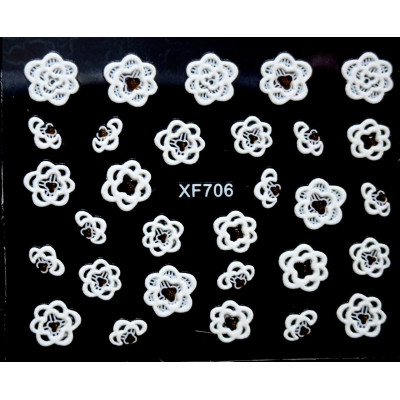 Наклейки для ногтей 3D 706XF