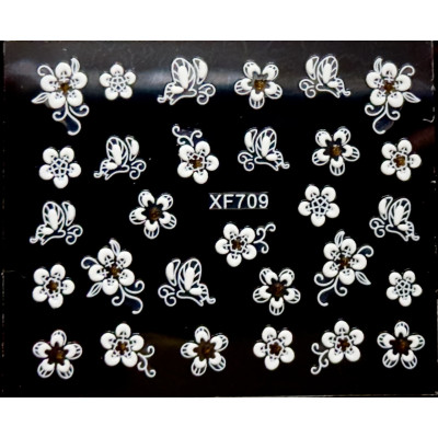 Наклейки для ногтей 3D 709XF