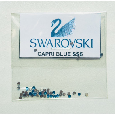Стразы SWAROVSKI SS5 Capri Blue (50 шт/уп)