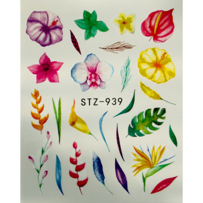 Водные наклейки STZ-939