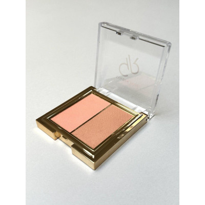 Подвійні рум'яна для обличчя Golden Rose Iconic Blush Duo 01