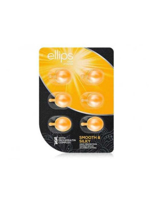 Ellips Капсулы для волос Безупречный шелк с про-кератиновым комплексом 6 шт